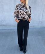 Leopard Leopard Print Sweater