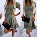 Balta Surišama Suknelė