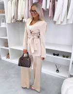 Must Täispikad Siidjas Püksid