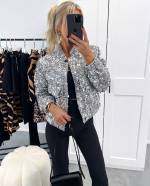 Beige Sequin Jacket