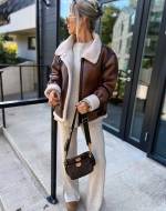 Brown Oversized Thicker Jacket