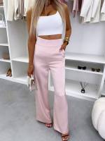 Must Täispikad Siidjas Püksid