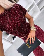 Must Pehme Litritega Crop-pluus