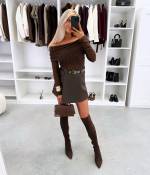 Jasny Beż Top Z Elastycznej Koronki