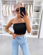 Beež Veniv Kroogitud Crop-top