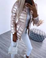 Розовое золото Куртка весна-осень