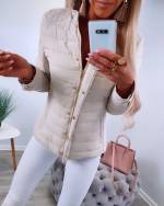 Must Kuldsete Detailidega Kehasse Jope