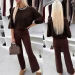 Melns Mīkstas Un Elastīgas Taisna Piegriezuma Bikses