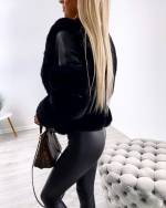 Hall Lühike Karvaga Kasukas