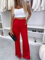 Must Täispikad Siidjas Püksid