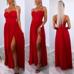 Kollane Lõhikuga Maksikleit