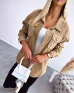 Light Beige Oversized Jacket