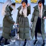 Grey Winter Tie Parka