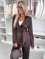 Punane Keskelt Seotav Pintsakjakk