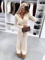 Khaki Veniv Ja Pehme Kaheosaline Komplekt