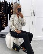 Beige Sequin Jacket