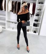 Jasny Beż Top Z Elastycznej Koronki