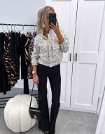 Beige Sequin Jacket