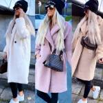 Smėlio Spalvos „Teddy“ Paltas