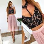 Valge Pitsist Choker Kaelusega Top