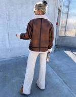 Brown Oversized Thicker Jacket