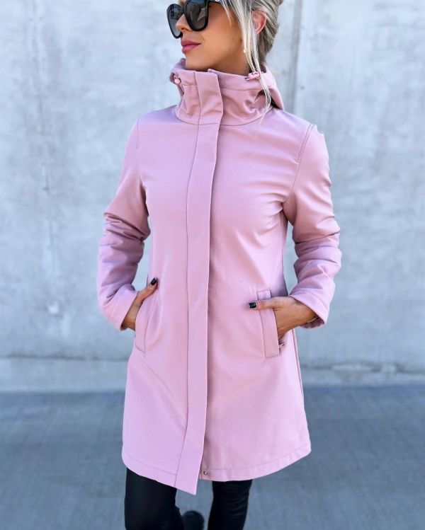 Pink Softshell Pikem K/S Veekindel Parka