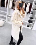 Helebeež Kerge Ja Pehme Trukkidega Mantel