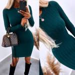Black Soft And Stretchy Sweater Dress