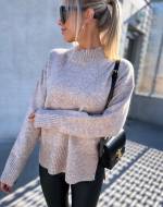 Pilka Soft Sweater With Slit