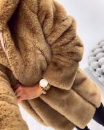 Pruun Kapuutsiga Kasukas