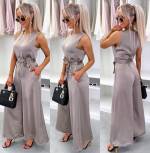 Must Keskelt Seotav Jumpsuit
