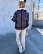 Grey Oversized Thicker Jacket