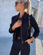 Black Jacket With Zipper