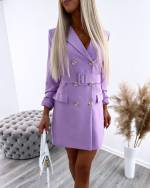 Purple Blazer-dress