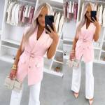 Valge Vööga Vestjakk