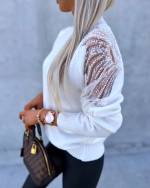 Camel Soft Sweater With Pearls