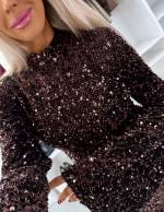 Bēša Kleita Ar Maigi Mirdzošām Fliterēm