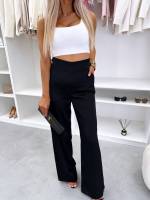 Punane Täispikad Siidjas Püksid