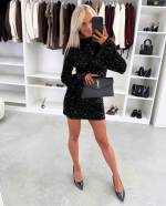 Bēša Kleita Ar Maigi Mirdzošām Fliterēm