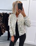 Beige Sequin Jacket