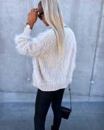 Black Soft Buttoned Sweater