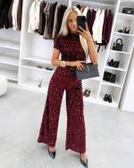 Melns Mīkstas Bikses Ar Fliteriem