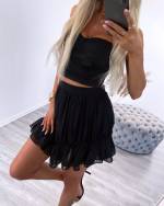 Black Siphon Skirt 