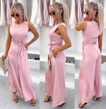 Must Keskelt Seotav Jumpsuit