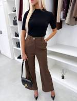 Tumši Sarkans Taisna Piegriezuma Klasiski Bikses