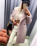 Smėlio Spalvos „Teddy“ Paltas