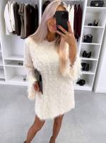 Juoda Lengvai Krintanti Suknelė Su Blizgučiais