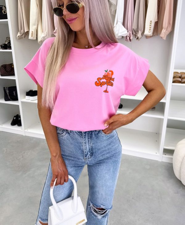 Pink T-shirt "Aperol Spritz"