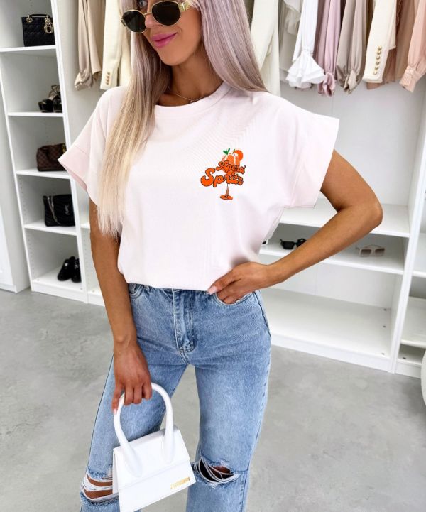Beige T-shirt "Aperol Spritz"