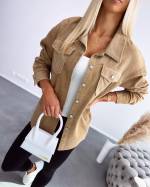 Light Beige Oversized Jacket